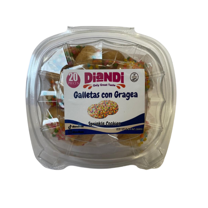 Diandi Galletas con Gragea 160 gr / 5.64 oz