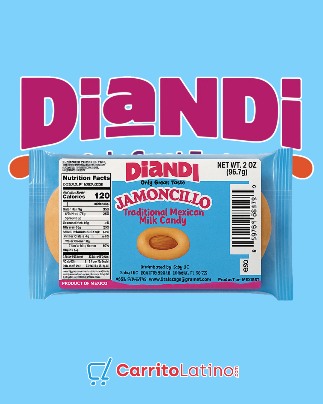 DIANDI JAMONCILLO NUEZ 2.64OZ/