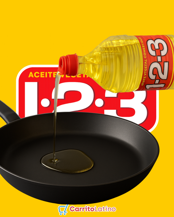 Vegetable Oil 1-2-3 of 1 lt / 33.8 fl oz