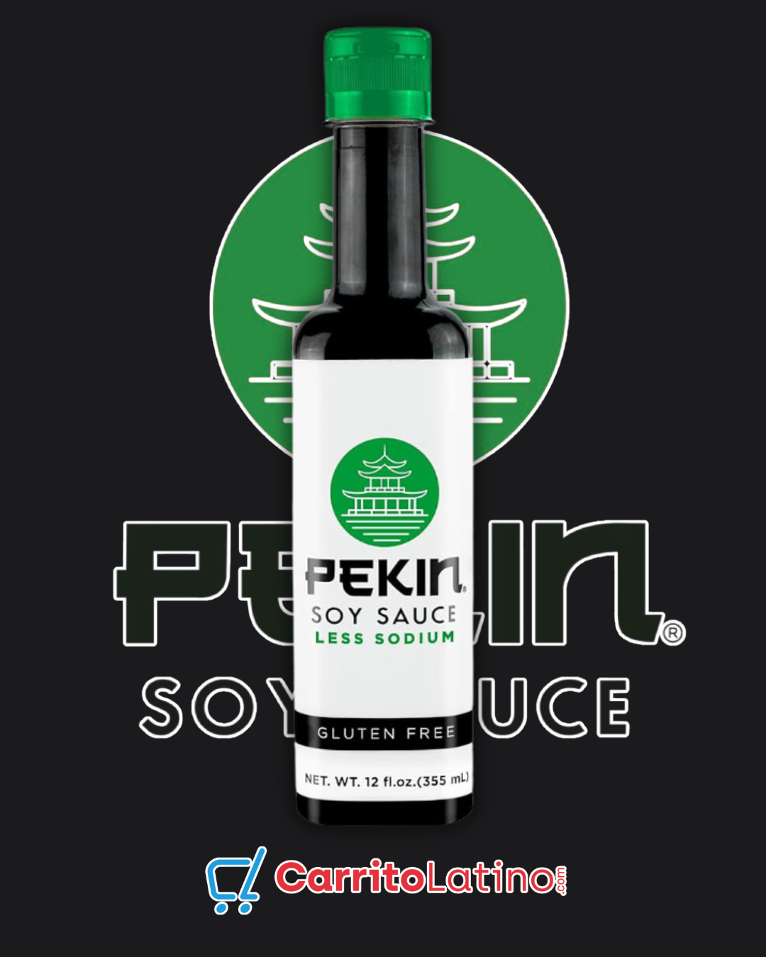 Castillo Pekin Soy Sauce Less Sodium 12 oz