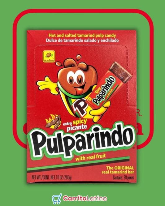 Pulparindo Sabor Extra Hot 20 pzas