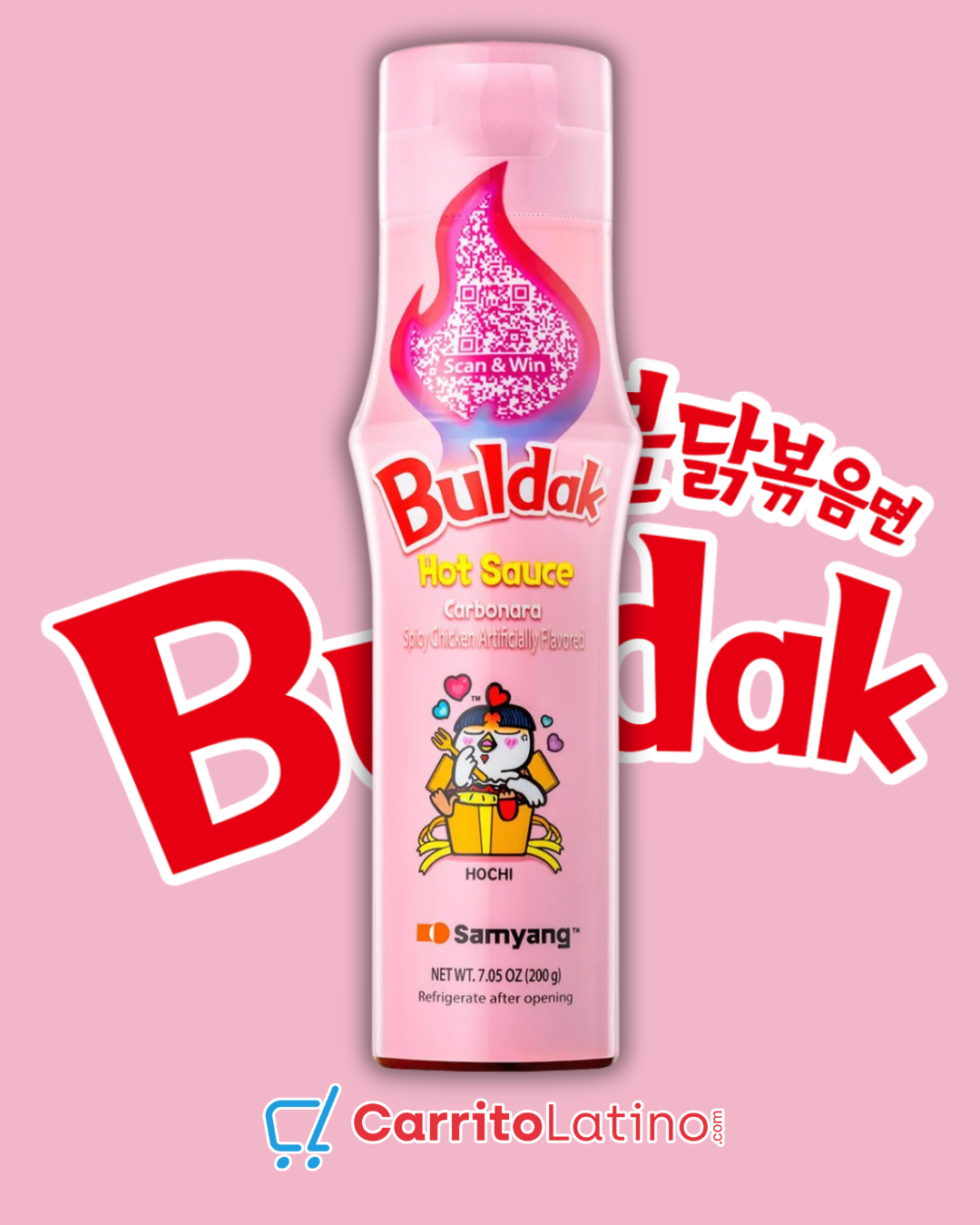 Samyang Buldak Hot Sauce Carbonara 7.5 oz