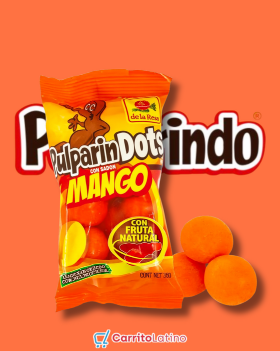 Pulparindots Mango Flavor 12 Pieces 360 gr / 12.8 oz