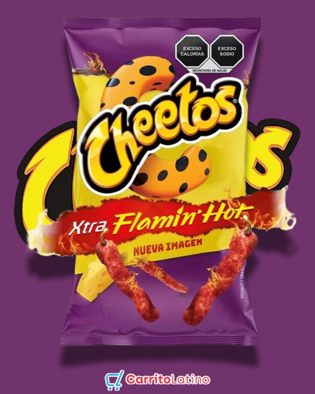 Cheetos Flamin Hot 145 gr / 5.11 oz