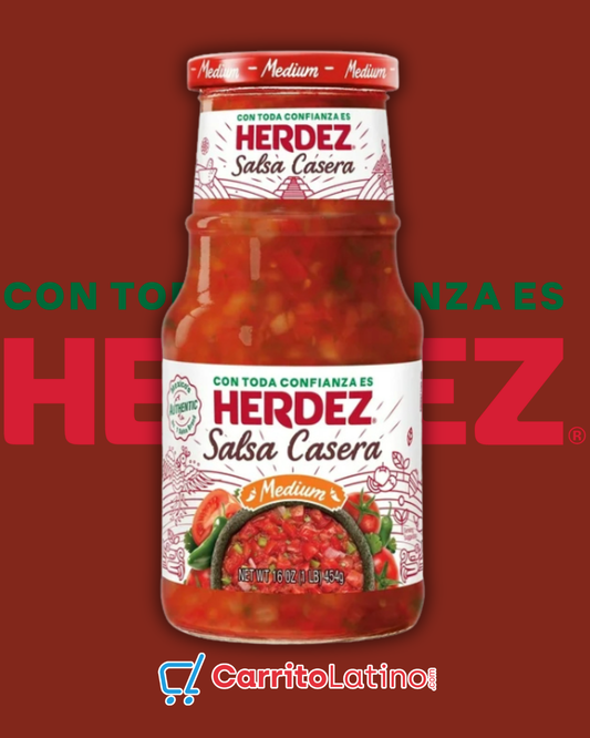 Herdez Salsa Casera Medium 16 oz