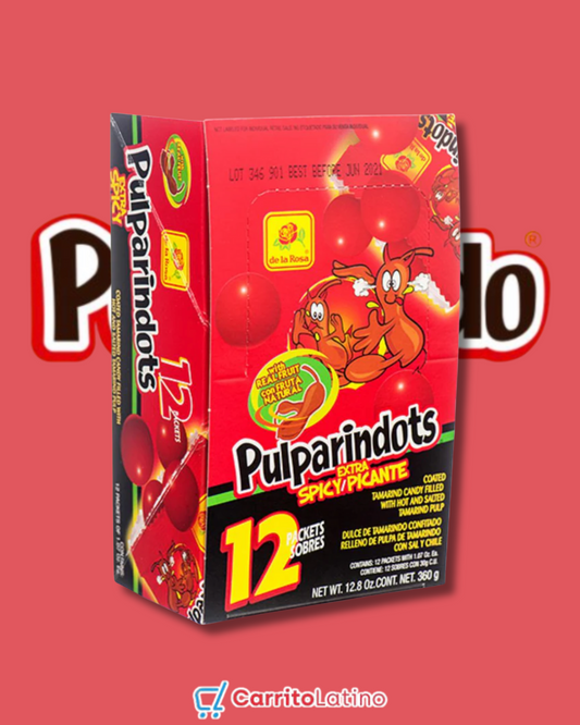 Pulparindots Extra Spicy/Picante 12 Pieces 360 gr / 12.8 oz