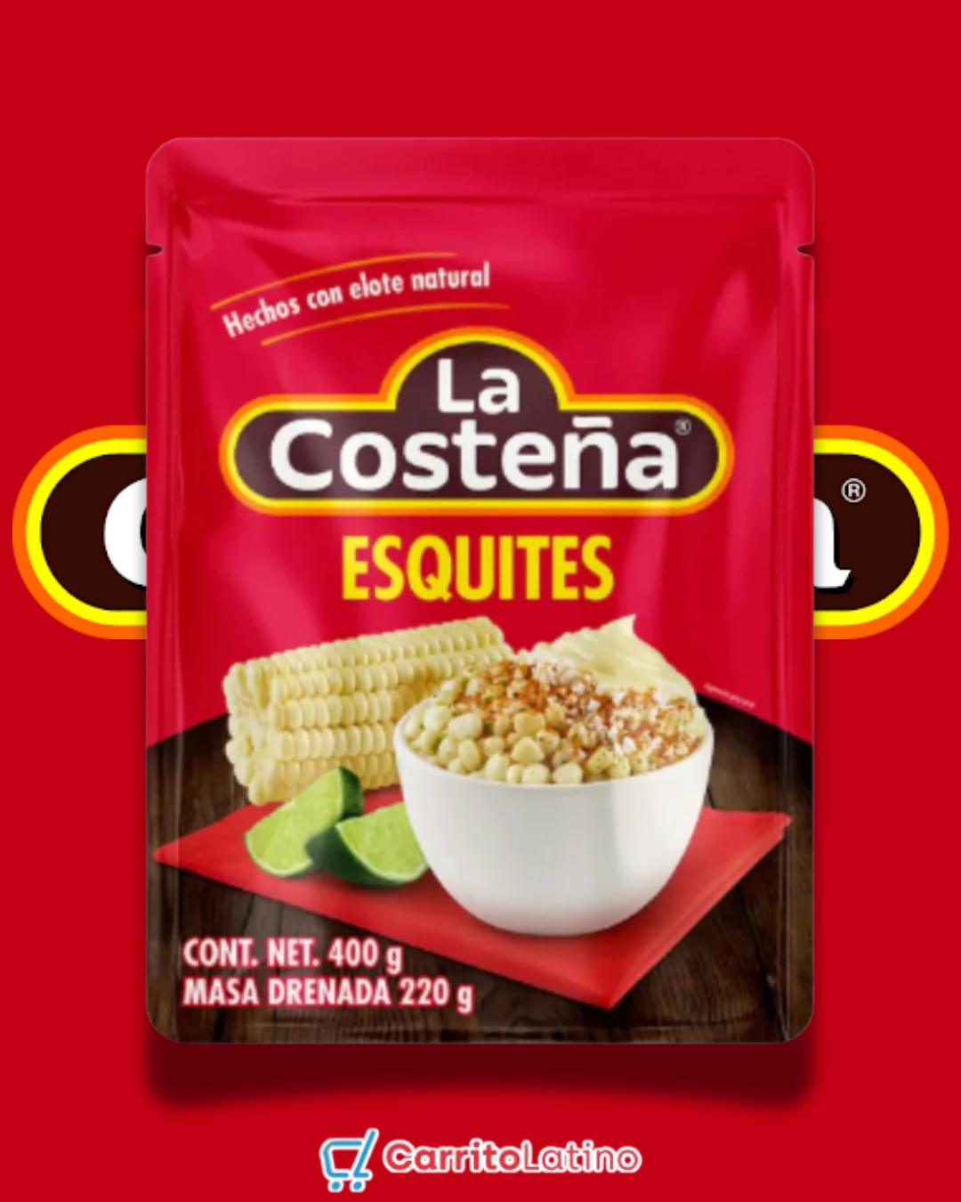 Esquites La Costeña 400 gr / 14.1 oz