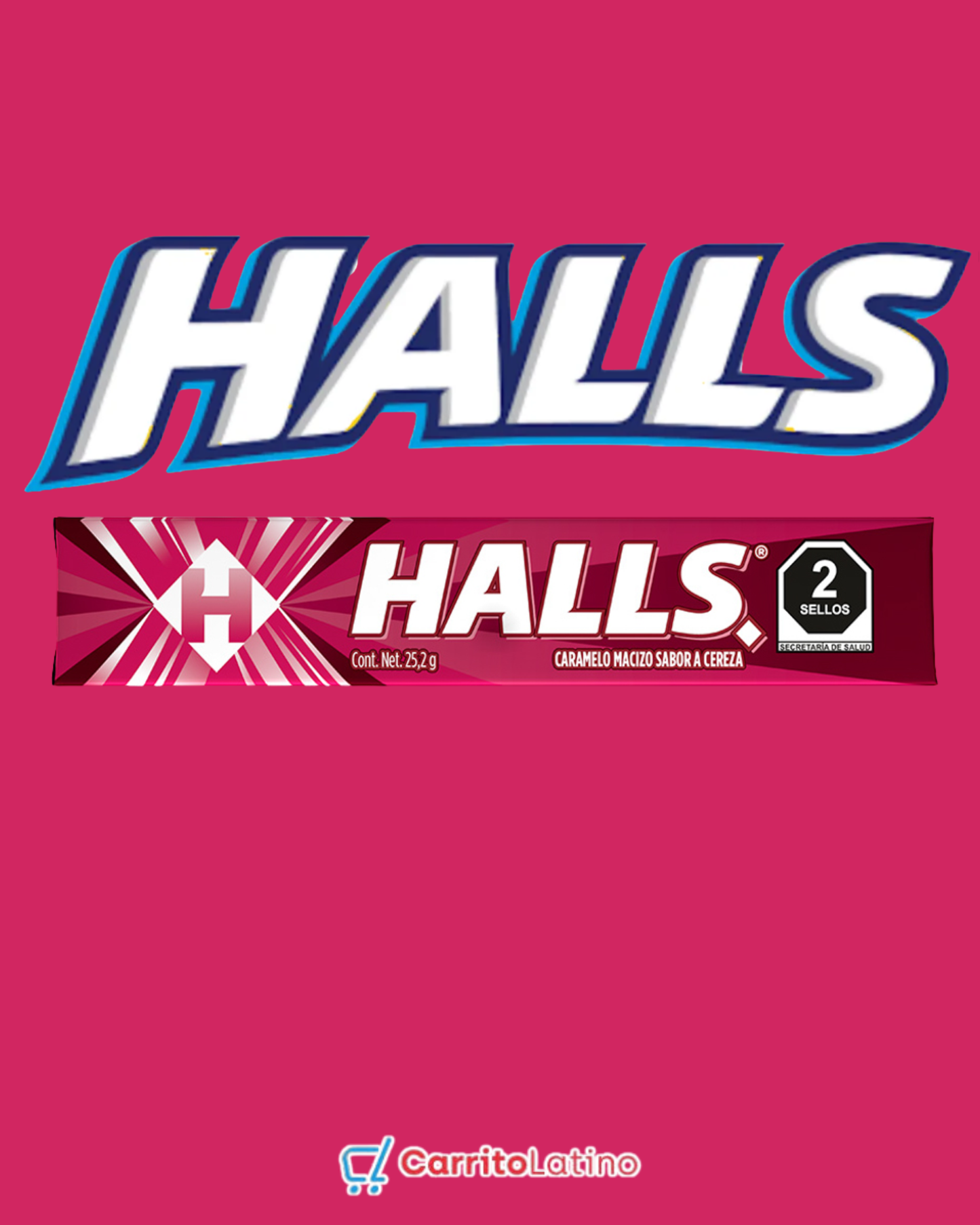 Halls cereza (caja 12 tubos)