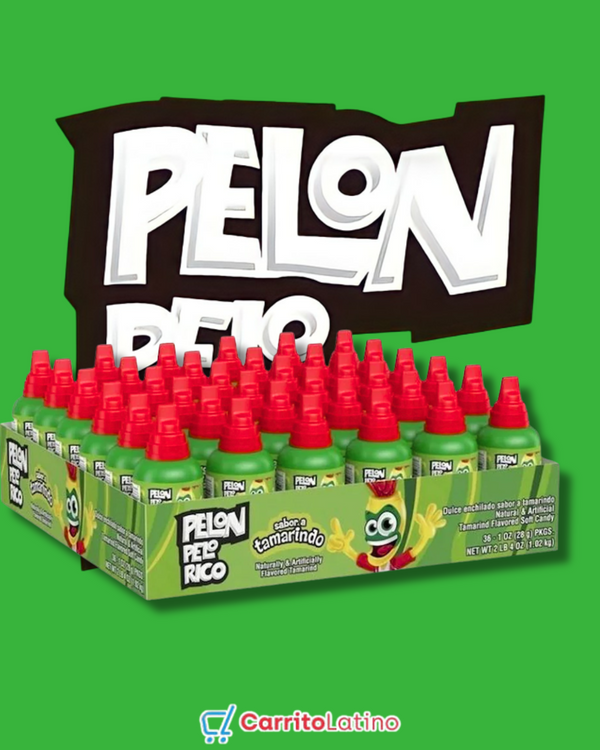 Pelon Pelo Rico 30 gr / 1 oz - Display con 36 unidades – Carrito Latino