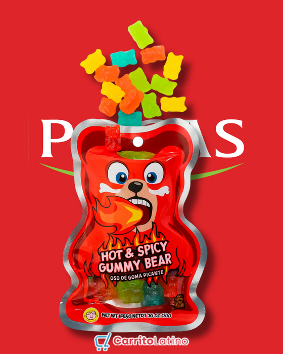 Few Hot and Spicy Gummy Bear 2.95 OZ