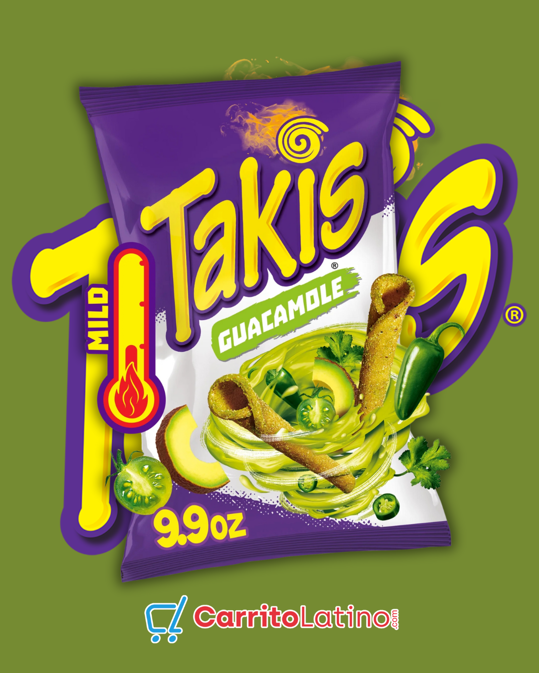 Barcel Takis Guacamole 9.9 oz