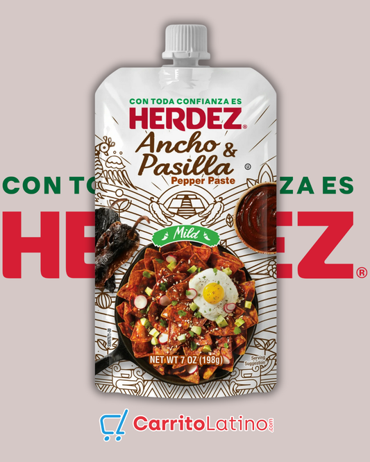 Herdez Ancho y Pasilla Pepper Paste Mild 7 oz