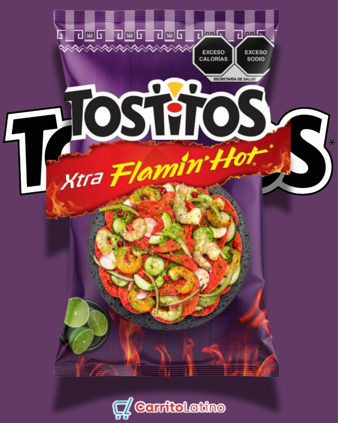Tostitos Flamin Hot 175gr / 6.17 oz
