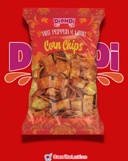Diandi Chips Chile Limon 280g/9.8OZ