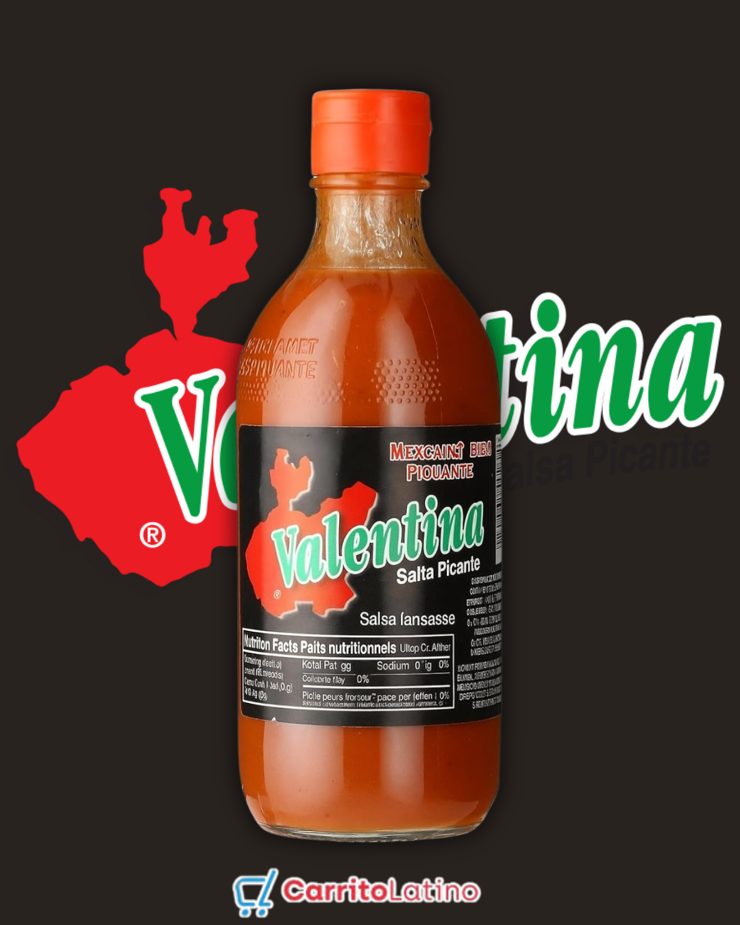 Salsa Valentina Negra Picante 12.5 oz