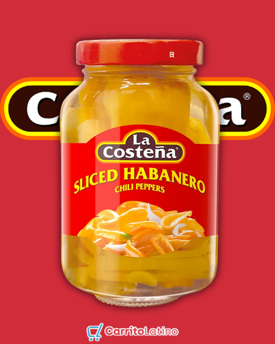 La Costeña Sliced Habanero Peppers 7.4 oz