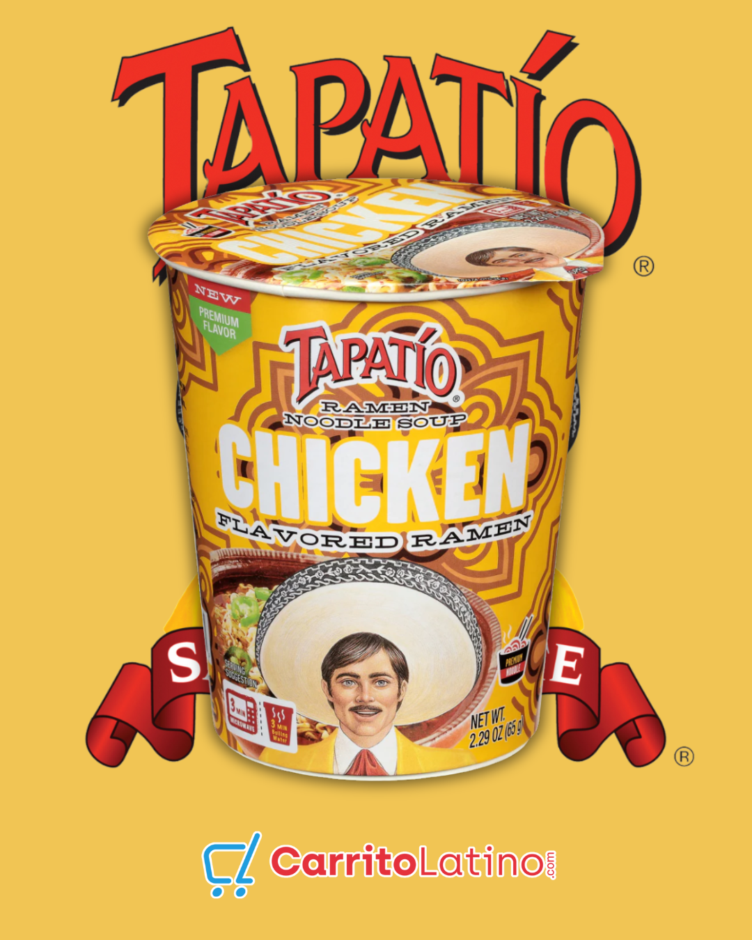 Tapatío Chicken Flavored Ramen 2.29 oz