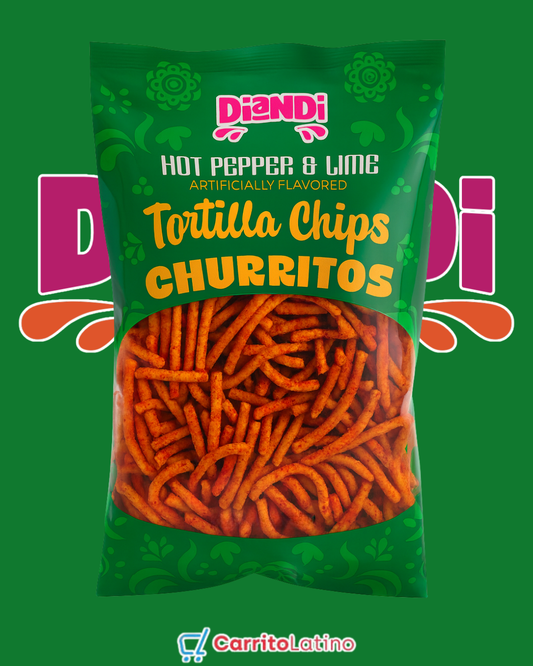 Diandi – Churritos con Chile y Limón 9 oz