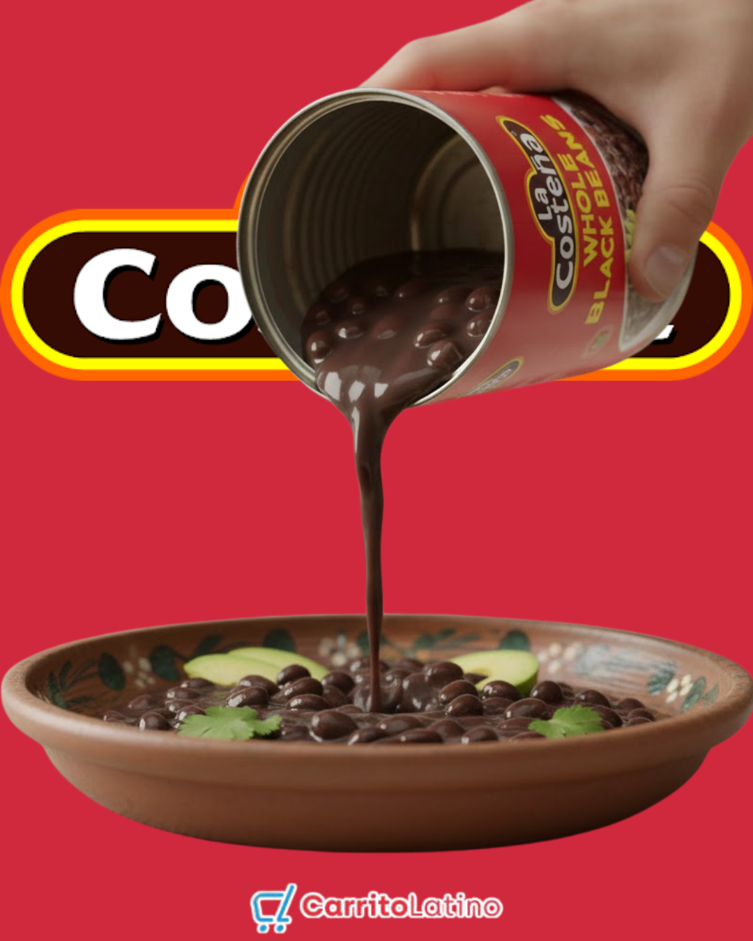 La Costeña Frijoles Negros Enteros 19.75 oz