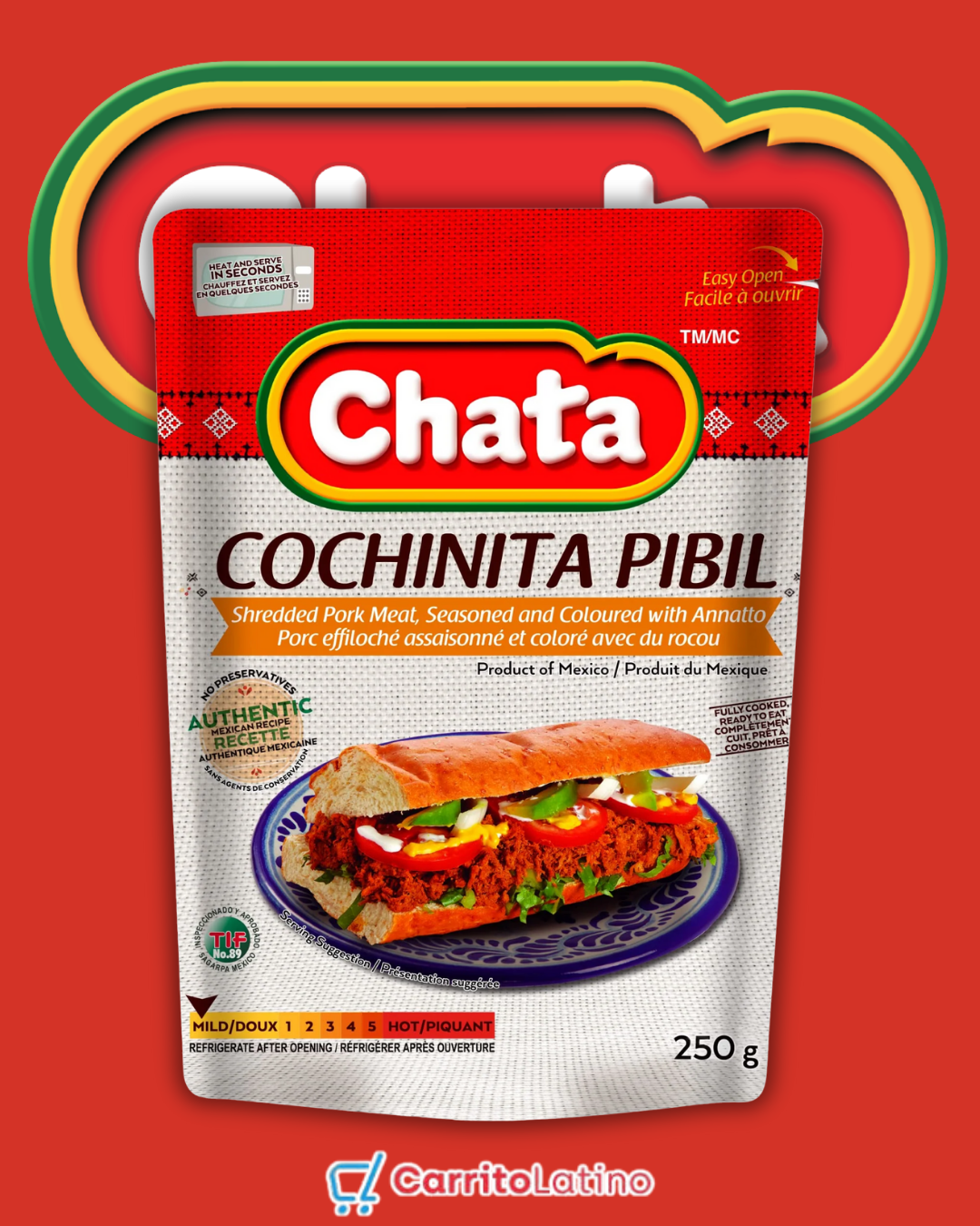 Chata Cochinita Pibil 8.8 oz