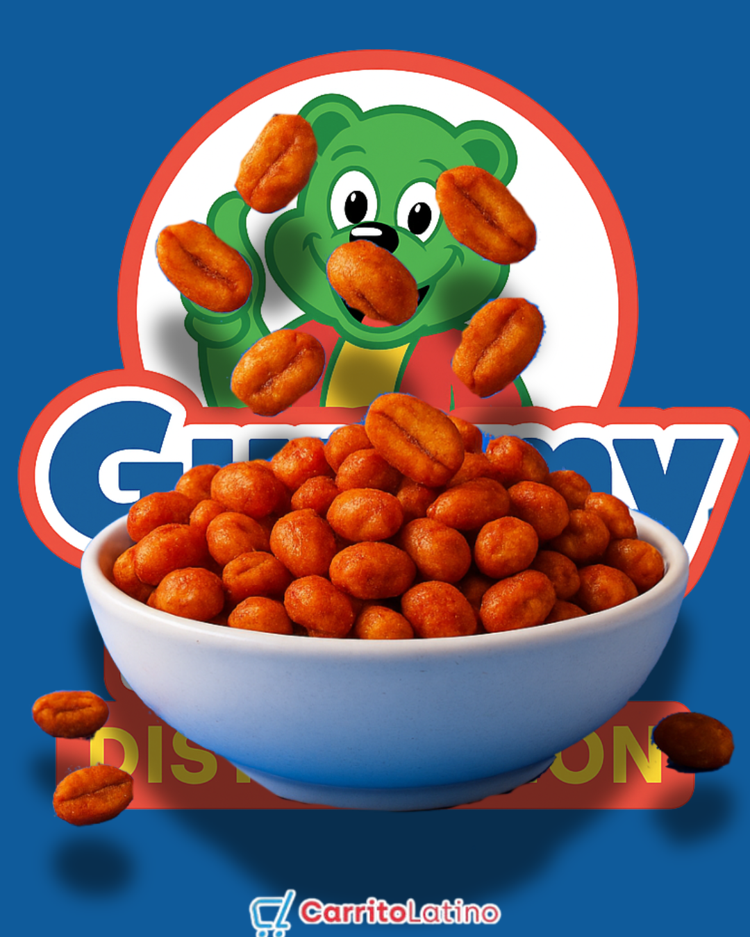 Cacahuate con Chile y Limon por Gummy Bear 170 gr / 6 oz