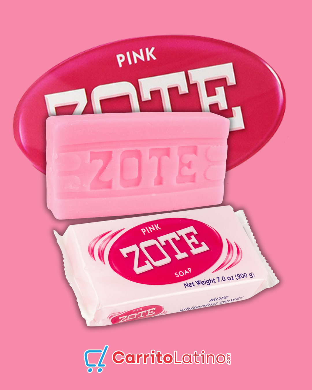 Zote Pink Soap 7.0 oz – Carrito Latino