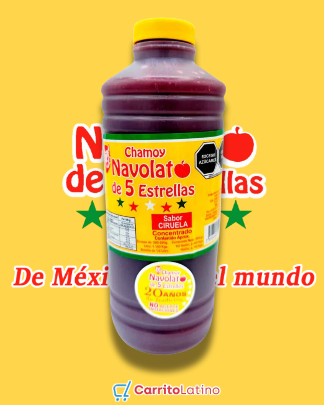 Chamoy Navolato Ciruela 1lt / 1.05qt