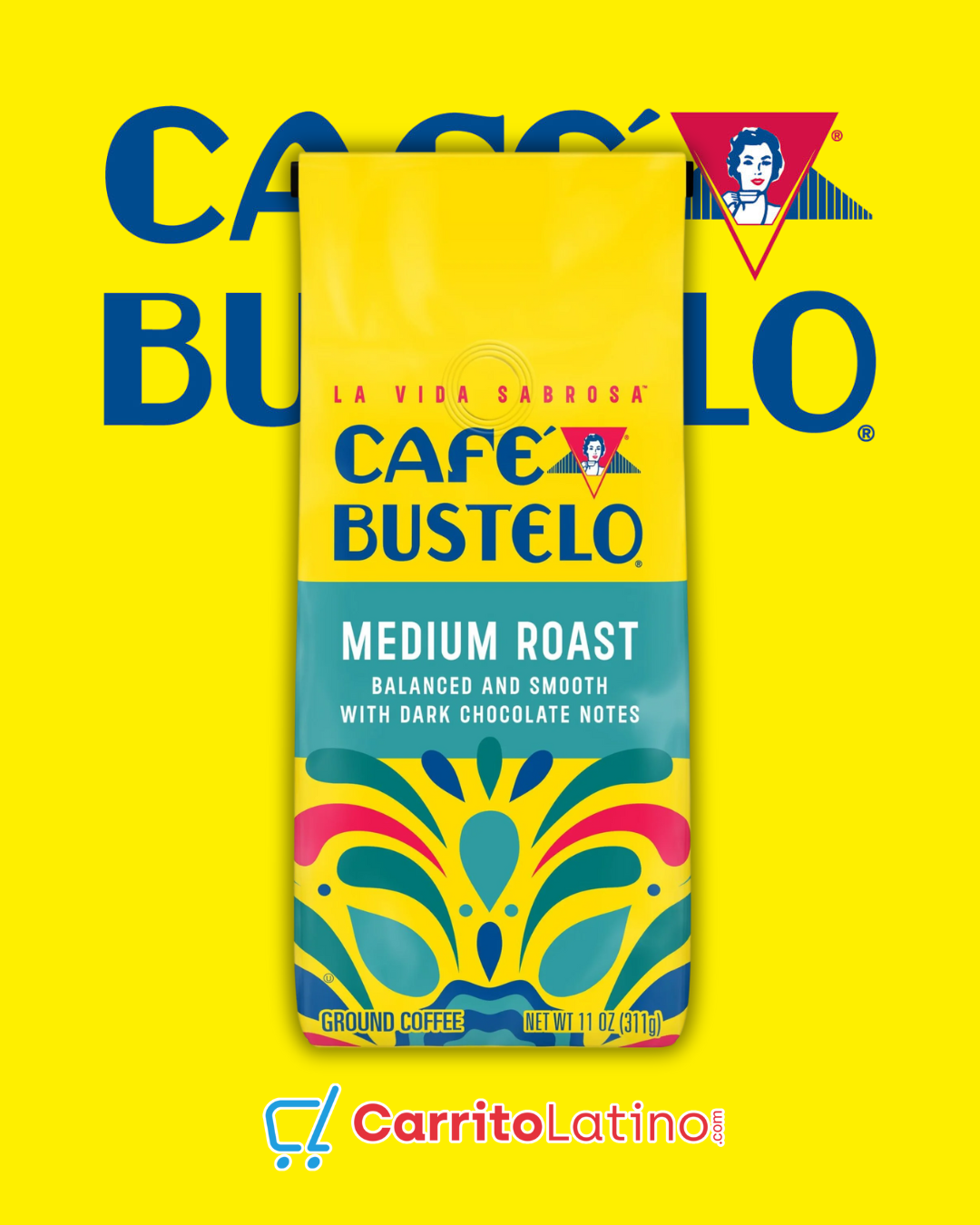Bustelo Medium Roast Ground Coffee 11 oz
