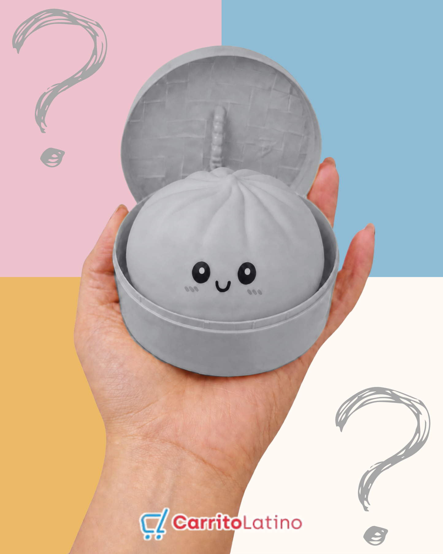 Mystery Pastel Dumpling Squishy con “Steamer”