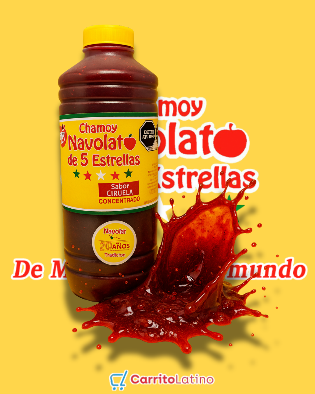 Chamoy Navolato Ciruela 1lt / 1.05qt
