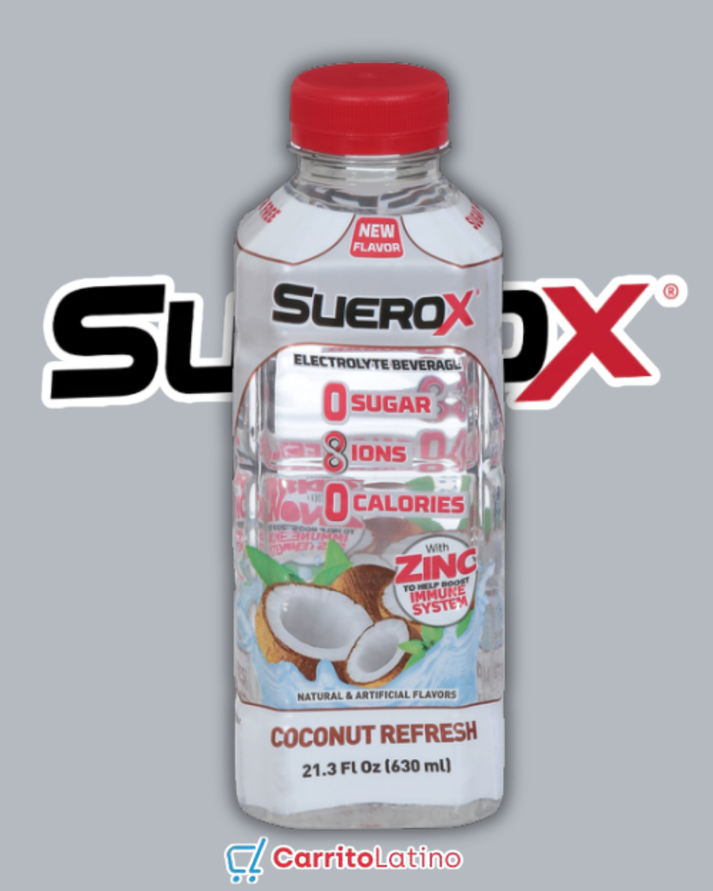 SueroX Electrolyte Drink Coconut 630 ml – Carrito Latino