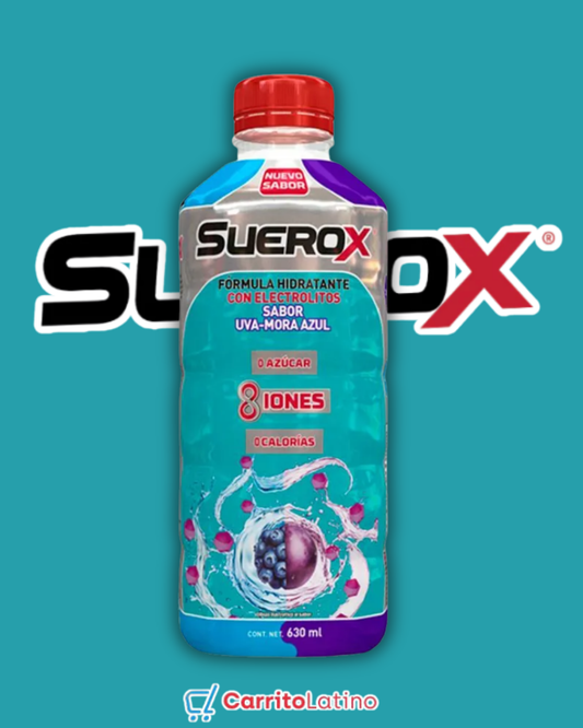 SueroX Grape-Blueberry Electrolyte Drink 630 ml