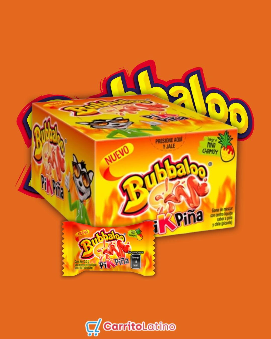 Bubbaloo Pikapiña 47 Unidades