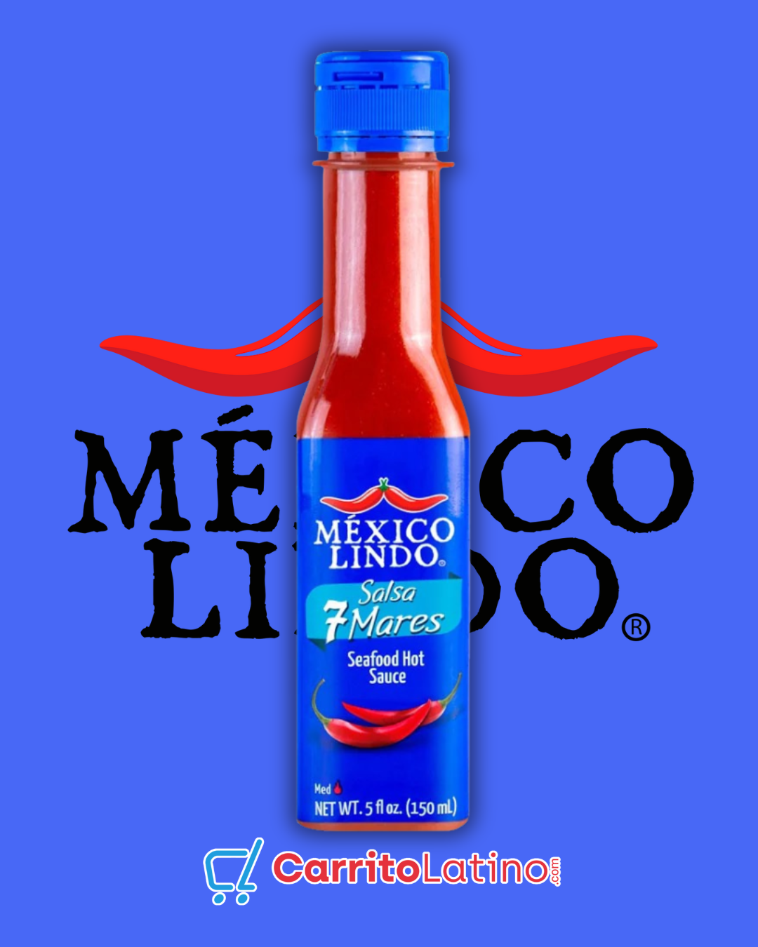 Mexico Lindo Salsa 7 Mares 5 oz