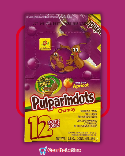 Pulparindots Sabor Chamoy 12 pzas