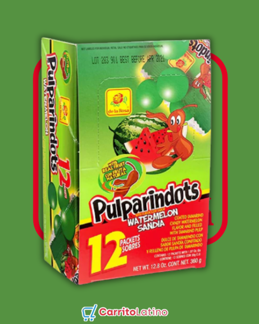 Pulparindots Sabor Sandia 12 Piezas 360 gr / 12.8 oz