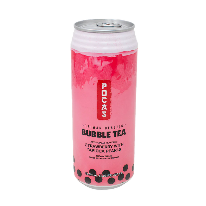 Pocas Bubble Tea Strawberry 16.5floz