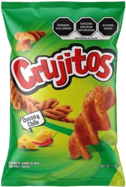 Crujitos Queso Chile 120gr / 4.23 oz