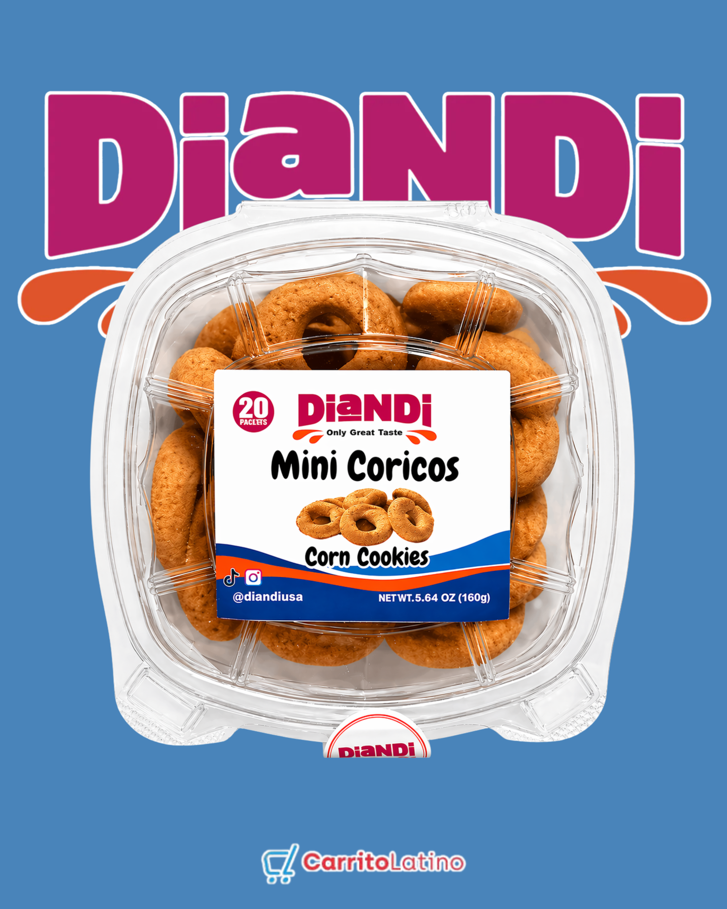 Diandi Mini Coricos (20 Pack)