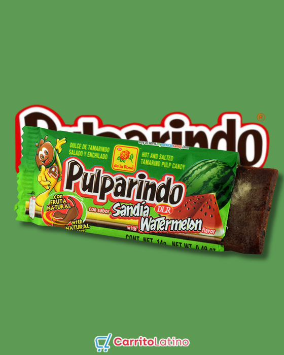 Pulparindo Watermelon Flavor 20 Pieces 280 gr / 10 oz