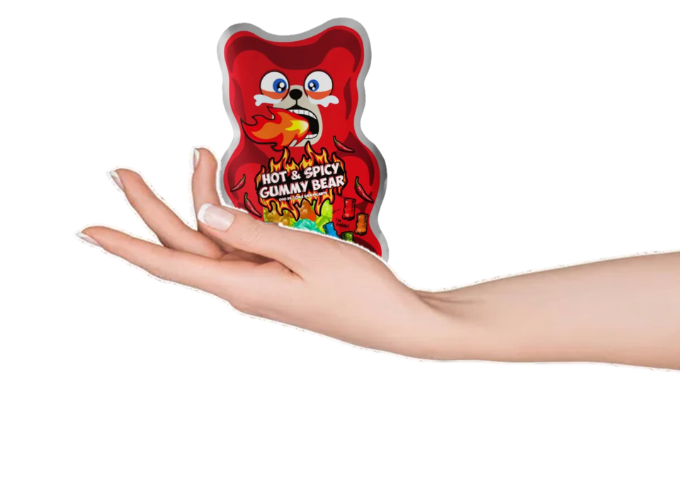 Pocas Hot and Spicy Gummy Bear 2.95 OZ