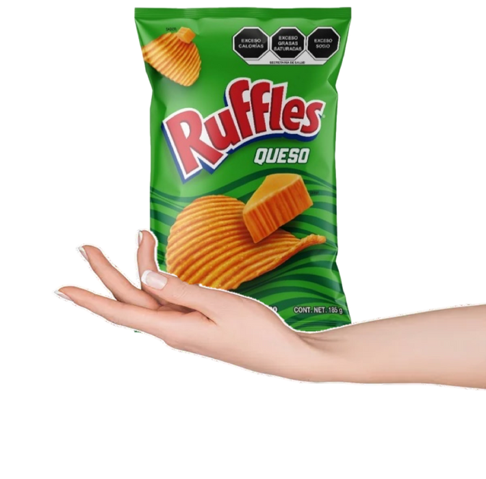 Ruffles Queso 120gr / 4.23 oz