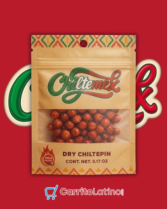 Chiltemex Dry Chiltepin – Whole Dried Chiltepin Peppers 0.17 oz