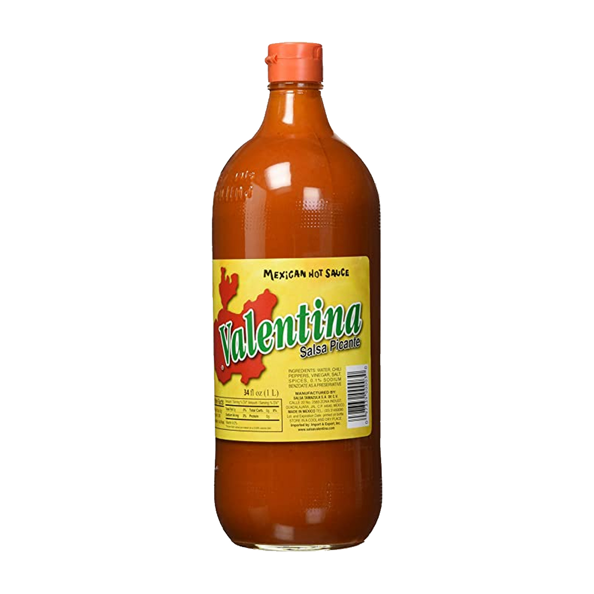 Valentina Hot Sauce 1 lt / 34 fl oz — Carrito Latino