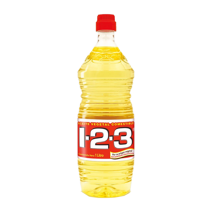 Vegetable Oil 1-2-3 of 1 lt / 33.8 fl oz