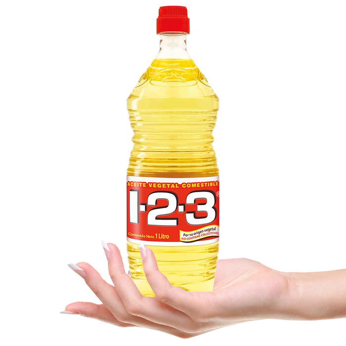 Vegetable Oil 1-2-3 of 1 lt / 33.8 fl oz