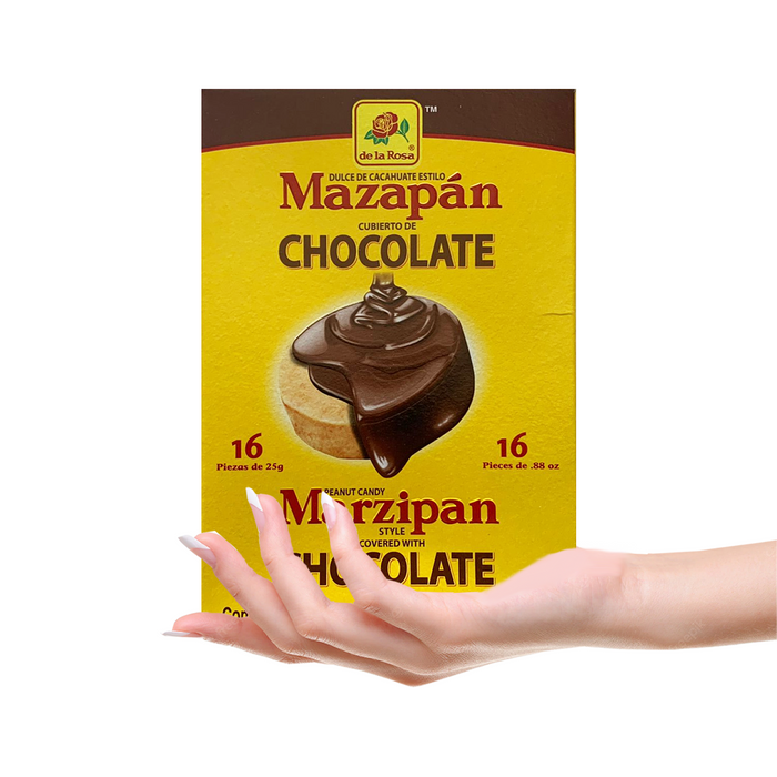 Mazapan Cubierto de Chocolate 16 Piezas 400 gr / 14.1 oz