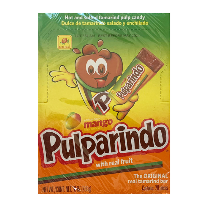 Pulparindo Mango Flavor 20 Pieces 280 gr / 10 oz 