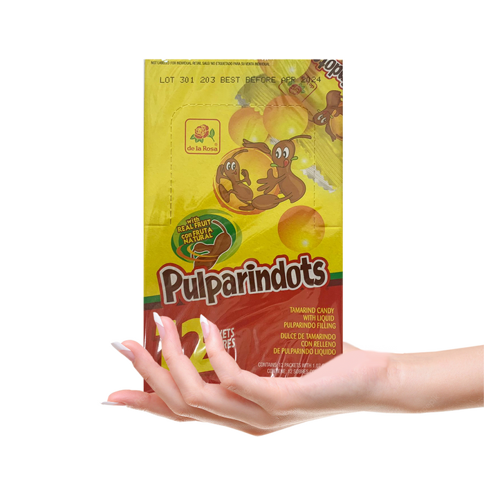 Pulparindots Tamarind Flavor 12 Pieces 360 gr / 12.8 oz