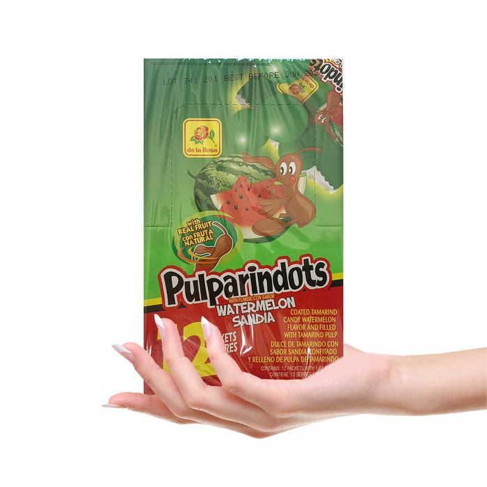 Pulparindots Sabor Sandia 12 Piezas 360 gr / 12.8 oz